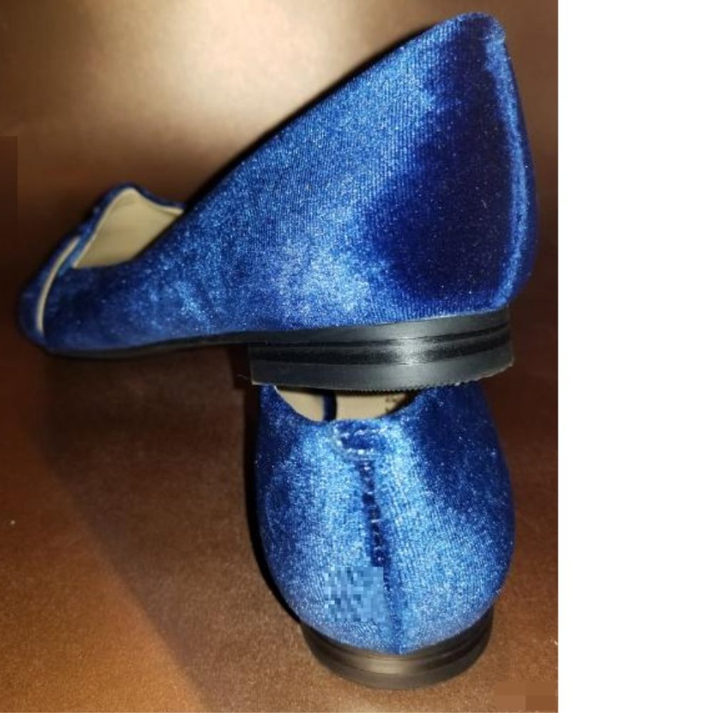 Katy Perry Blue Suede Loafer Sz 7 - Picture 3 of 3